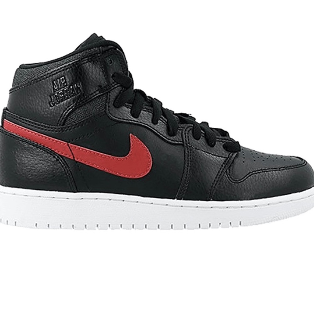 Youth Air Jordan 1 “Rare Air” Black and Red